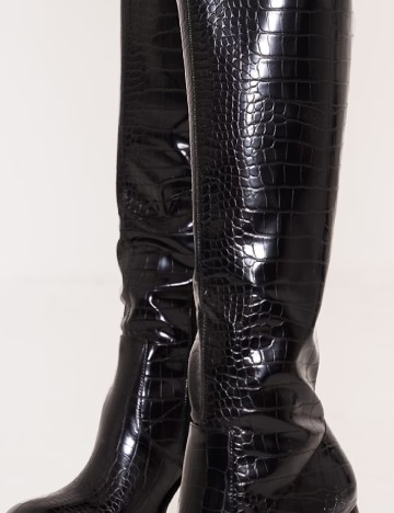 Cizme PrettyLittleThing, negru