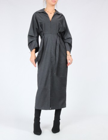 Rochie medie Karen Millen, gri inchis