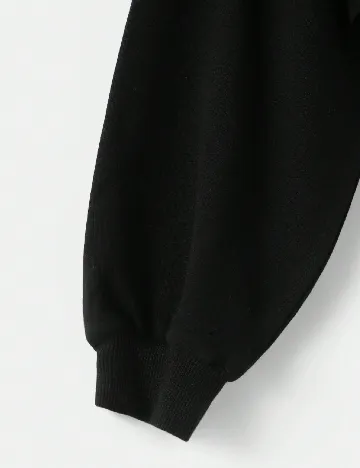 Hanorac Shein Kids, mustar/negru Negru