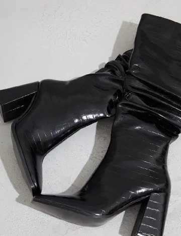 Cizme PrettyLittleThing, negru