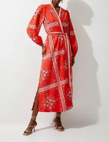 Rochie de plaja Karen Millen, rosu Rosu