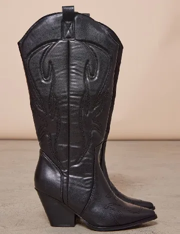 Cizme PrettyLittleThing, negru Negru