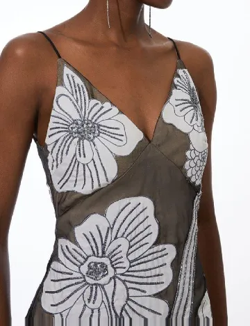 Rochie medie Karen Millen, floral print Floral print