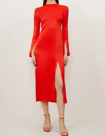 Rochie medie Karen Millen, rosu Rosu