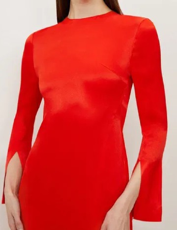 Rochie medie Karen Millen, rosu