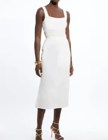 Fusta Karen Millen, alb Alb