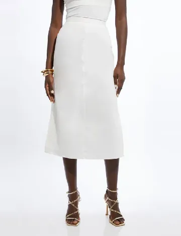 Fusta Karen Millen, alb Alb