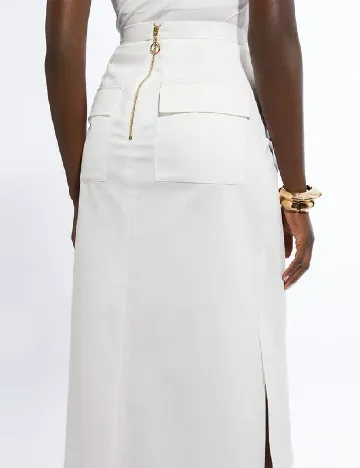 Fusta Karen Millen, alb Alb