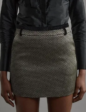 Fusta Karen Millen, bej Crem