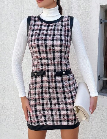 Rochie scurta Samdan, mix culori