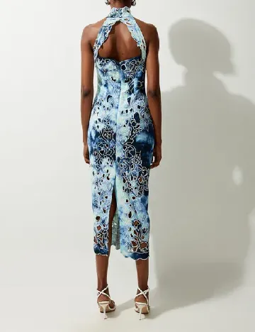 Rochie medie Karen Millen, albastru Albastru