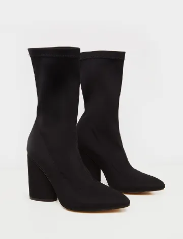 Botine PrettyLittleThing, negru