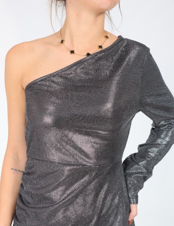 Rochie scurta SHEIN, argintiu