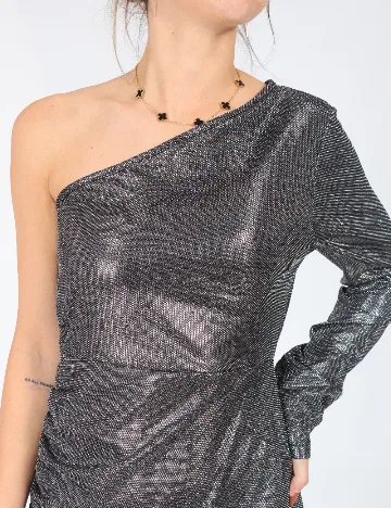 Rochie scurta SHEIN, argintiu Gri