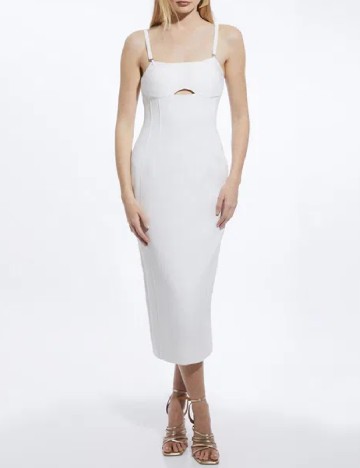 Rochie medie Karen Millen, alb