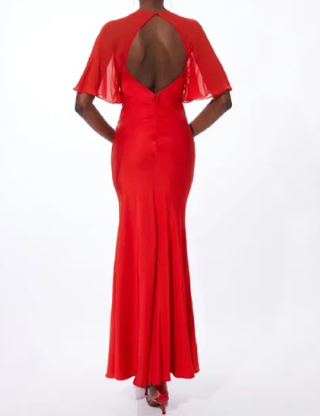 Rochie lunga Karen Millen, rosu