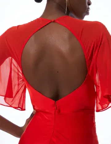 Rochie lunga Karen Millen, rosu