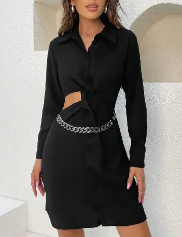 Rochie scurta SHEIN, negru Negru