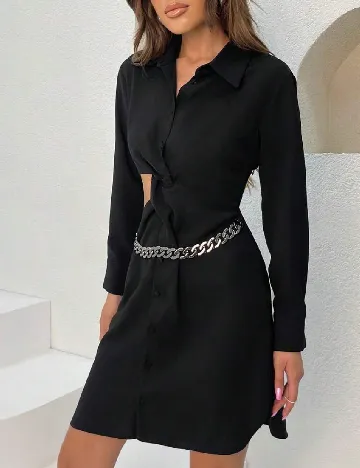 Rochie scurta SHEIN, negru Negru