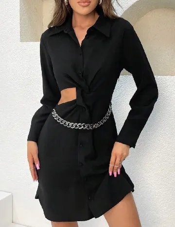 Rochie scurta SHEIN, negru Negru