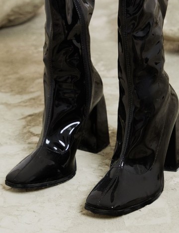 Cizme PrettyLittleThing, negru