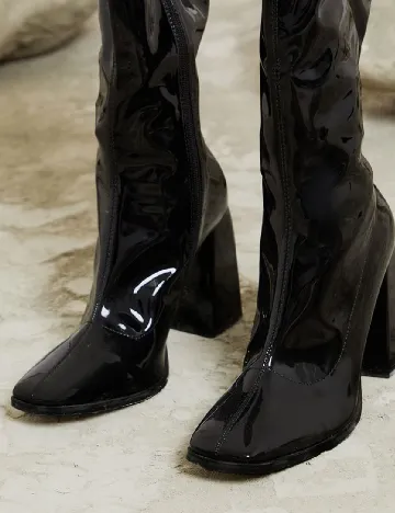 Cizme PrettyLittleThing, negru Negru