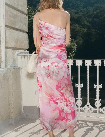 Rochie lunga Mango, roz Roz