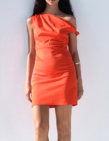 Rochie scurta Mango, portocaliu