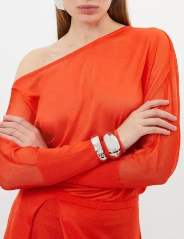 Rochie lunga Karen Millen, portocaliu