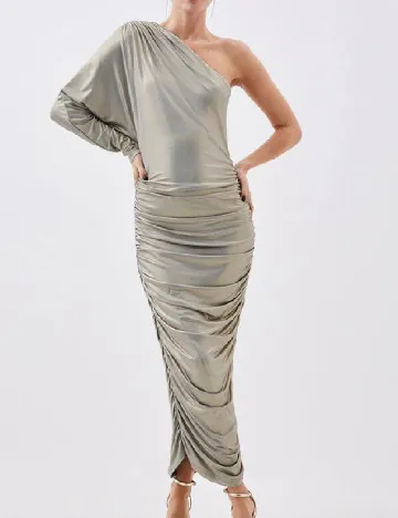 Rochie lunga Karen Millen, verde Verde