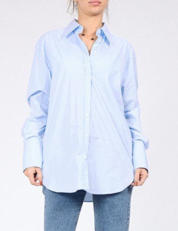 Camasa Oversize Mango, albastru