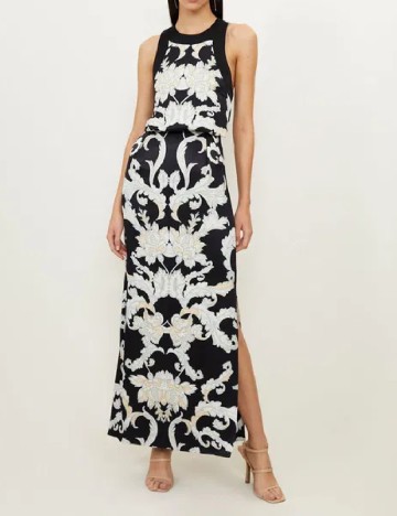 Rochie lunga Karen Millen, negru