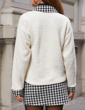 Compleu SHEIN, alb/negru