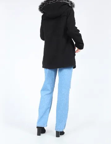 Palton SHEIN, negru Negru