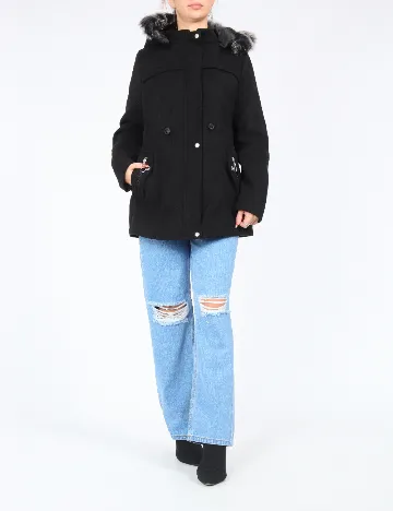 Palton SHEIN, negru Negru