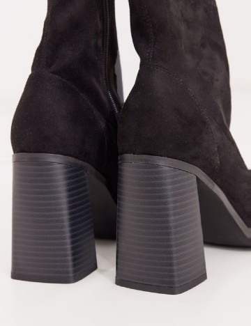 Botine PrettyLittleThing, negru