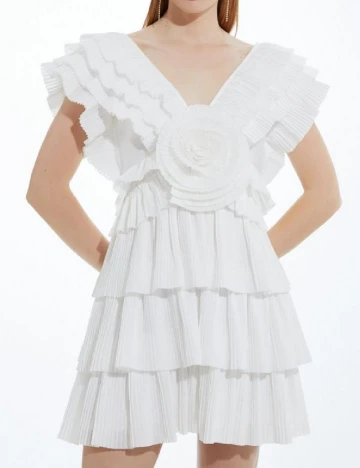 Rochie scurta Karen Millen, alb Alb