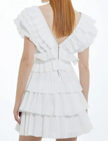 Rochie scurta Karen Millen, alb Alb