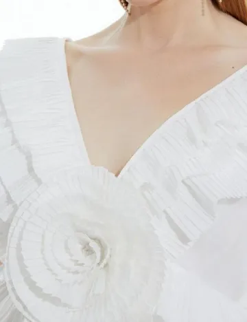 Rochie scurta Karen Millen, alb Alb