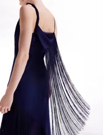 Rochie lunga Karen Millen, bleumarin