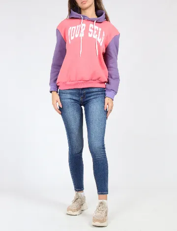 Hanorac SHEIN, roz/mov