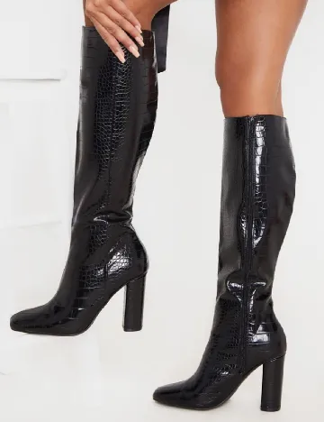 Cizme PrettyLittleThing, negru Negru