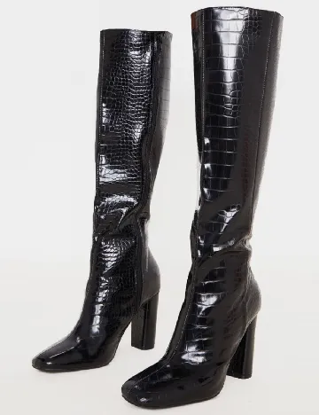 Cizme PrettyLittleThing, negru Negru