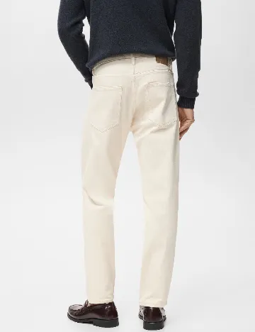 Blugi Mango, crem Crem