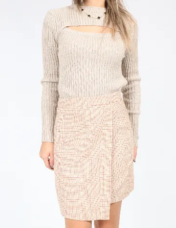 Fusta SHEIN, maro deschis