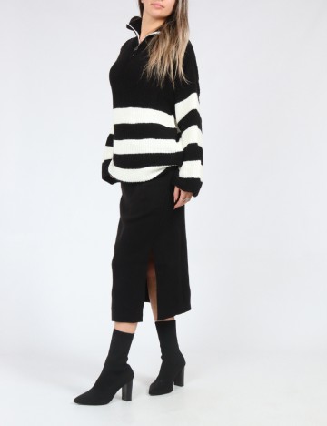 Compleu SHEIN, alb/negru