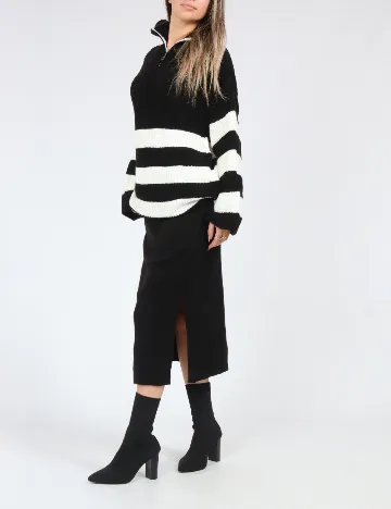 Compleu SHEIN, alb/negru