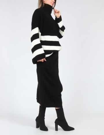 Compleu SHEIN, alb/negru