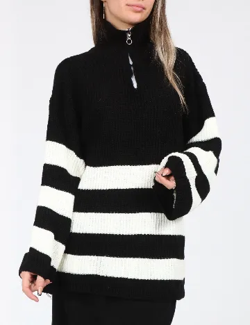 Compleu SHEIN, alb/negru