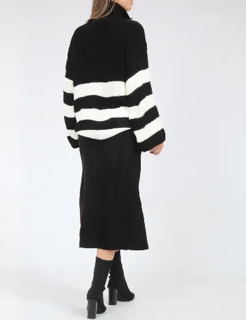 Compleu SHEIN, alb/negru